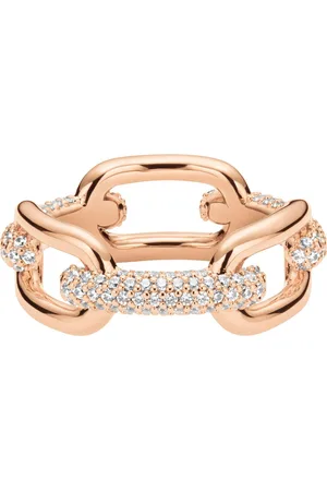 Daniel Wellington Prsten ocelový Crystal Link