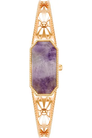 Anne Klein Dámské hranaté hodinky AK/ 4112AMRG