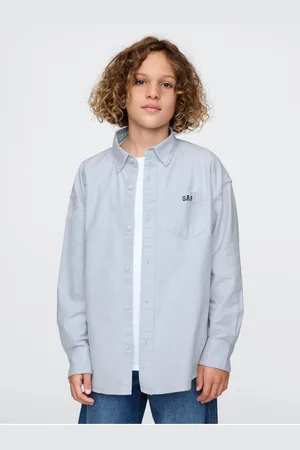 GAP Dětská oversize košile Oxford