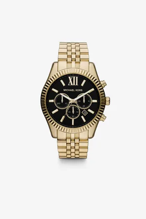 Michael Kors Zlaté pánské hodinky Lexington