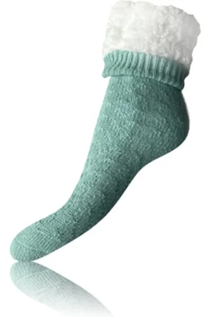 Bellinda Fialové dámské extrémně teplé ponožky Extra Warm
