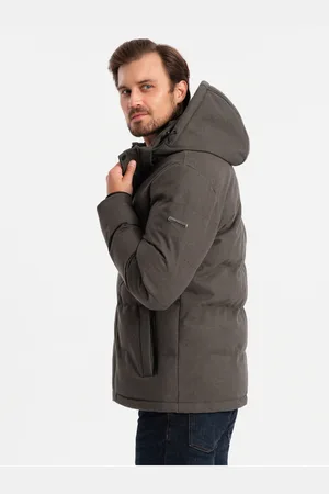 Ombre Clothing Pánská bunda s kapucí