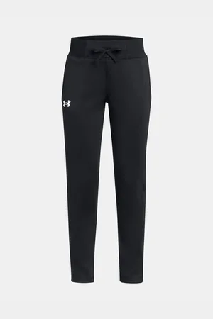 Under Armour Dívčí tepláky Armour Fleece Pants-BLK