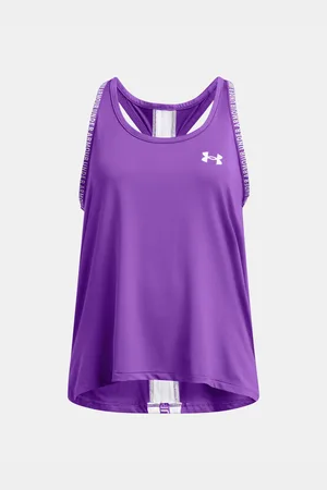 Under Armour Dívčí tílko Tech Knockout Tank-PPL