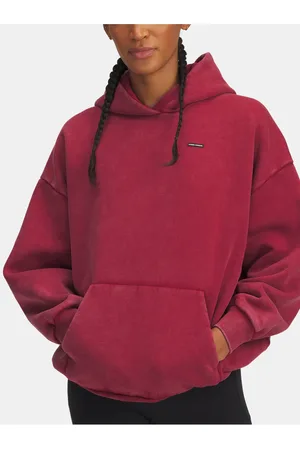 Under Armour Dámská mikina UA Icon HWT Flc OS Hdy-RED