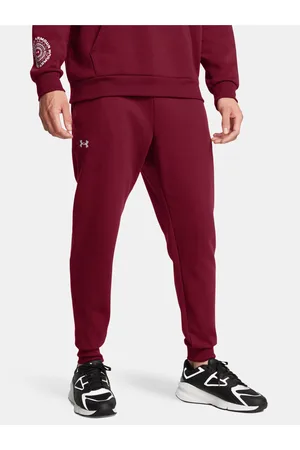 Under Armour Pánské tepláky UA Rival Fleece Joggers-RED