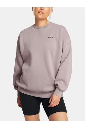 Under Armour Dámská mikina UA Icon HWT Flc OS Crew-GRY