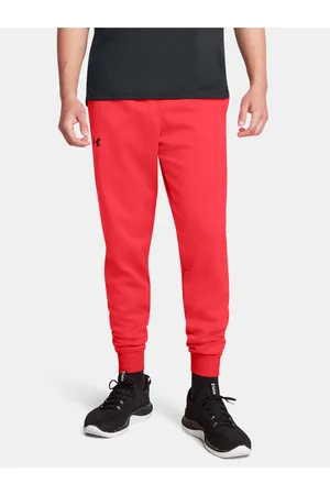 Under Armour Pánské tepláky UA Armour Fleece Joggers-RED