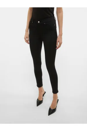 VERO MODA Černé dámské skinny džíny Flash