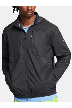 Under Armour Pánská bunda UA TRAIL RUN JACKET-GRY