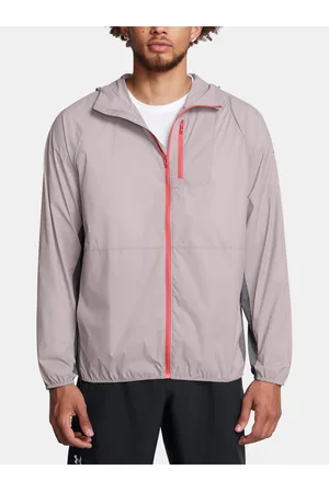 Under Armour Pánská bunda LAUNCH LIGHTWEIGHT JKT-GRY