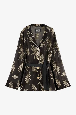 Scotch&Soda Černé dámské vzorované sako