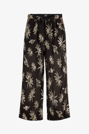Scotch&Soda Černé dámské vzorované kalhoty