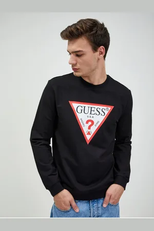 Guess Černá pánská mikina Audley