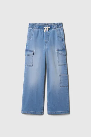 GAP Dětské džíny wide cargo