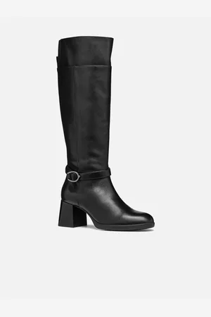 Geox Černé dámské kozačky Walk Pleasure 55