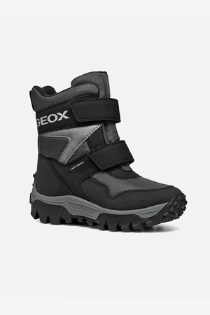 Geox Černá chlapecká kotníková obuv Himalaya B ABX