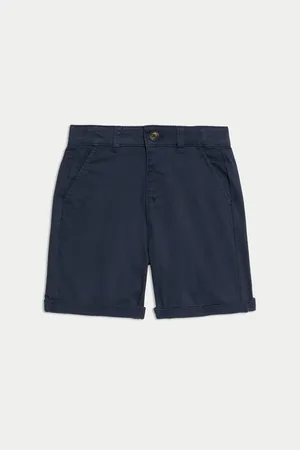 Marks & Spencer Chino šortky s vysokým podílem bavlny (2–8 let) námořnická