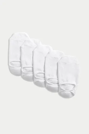 Marks & Spencer Krátké ponožky Trainer Liners™ s technologií Cool & Fresh™, 5 párů v balení