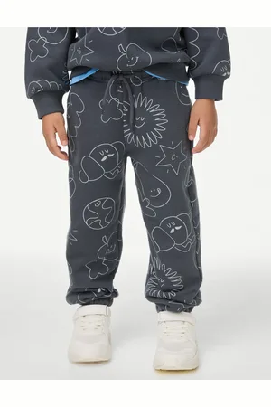 Marks & Spencer Tepláky s potiskem s motivem Doodle, s vysokým podílem bavlny (2–8 let)