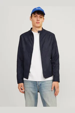 JACK & JONES Pánská bunda v semišové úpravě Dylan
