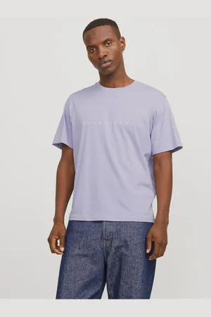 JACK & JONES Světle fialové pánské tričko Star