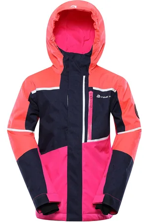 Alpine Dětská lyžařská bunda s membránou ptx MELEFO diva pink