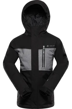Alpine Dětská lyžařská bunda s membránou ptx snow COMEDO black