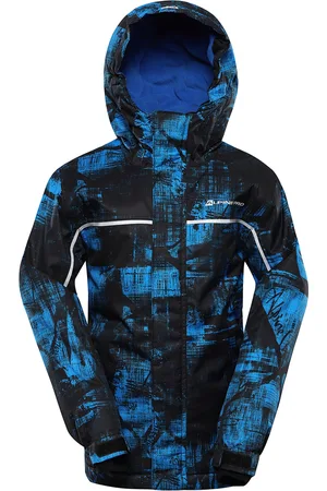 Alpine Dětská lyžařská bunda s membránou ptx EDERO electric blue lemonade varianta pa