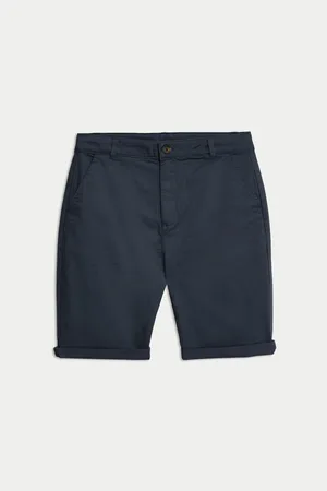 Marks & Spencer Chino šortky s vysokým podílem bavlny (6–16 let) námořnická