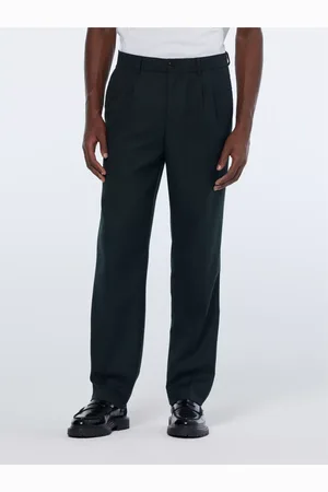 Scotch&Soda Tmavě zelené pánské chino kalhoty