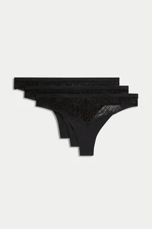 Marks & Spencer Tanga Body Soft™ s krajkou, sada 3 ks