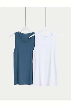 Marks & Spencer Vesta bez rukávů s vysokým podílem modalu, s 360stupňovou pružností, 2 ks