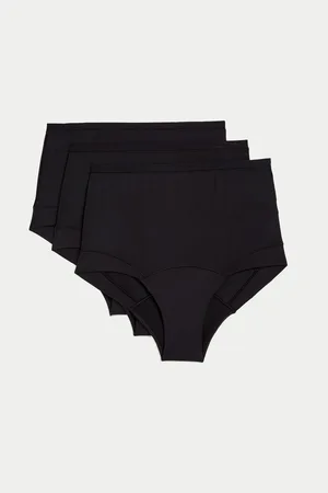 Marks & Spencer Vysoce savé menstruační kalhotky do pasu, 3 ks