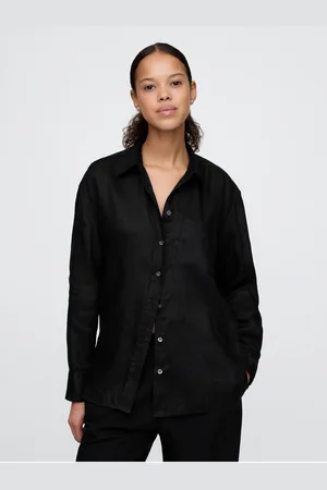 GAP Lněná oversize košile Big Shirt
