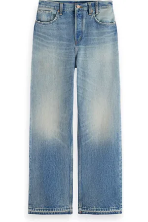 Scotch&Soda Modré dámské loose fit džíny vintage touch