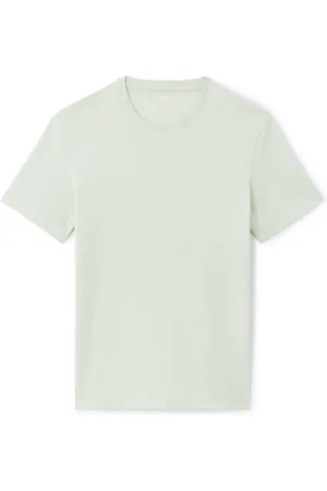 Celio Světle zelené pánské bavlněné tričko Tebase