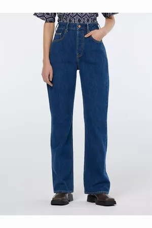Scotch&Soda Modré dámské bootcut džíny