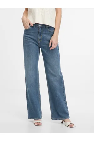 ORSAY Modré dámské wide leg džíny