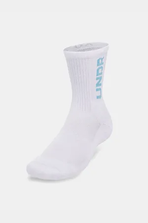 Under Armour Unisexové ponožky UA 3-Maker 3pk Mid-Crew