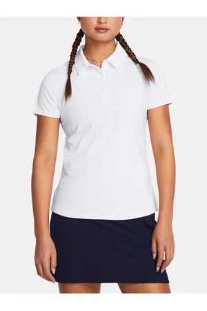 Under Armour Dámské tričko UA Playoff SS Polo-WHT