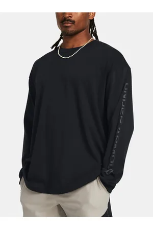 Under Armour Pánské tričko UA HW TONAL WORDMARK LS-BLK