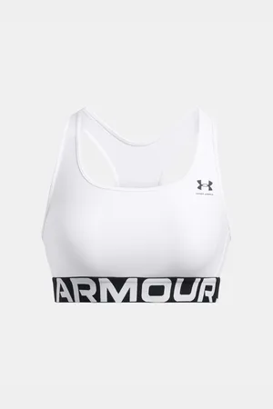 Under Armour Dámská podprsenka UA HG Mid Branded-WHT
