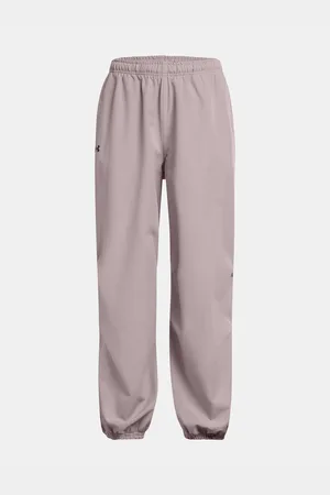 Under Armour Dívčí sportovní kalhoty Unstoppable Wvn Wide Leg-GRY