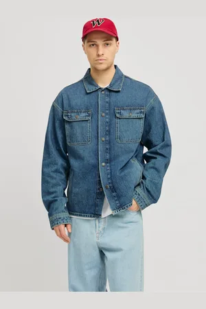 JACK & JONES Pánská džínová košilová bunda