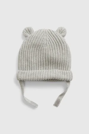 GAP Šedá dětská čepice bear beanie