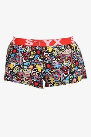 STYX Dámské trenky art sportovní guma skica