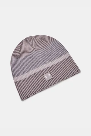 Under Armour Unisexová čepice Launch Reflective Beanie-GRY