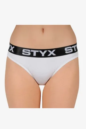 STYX Dámské kalhotky sport bílé