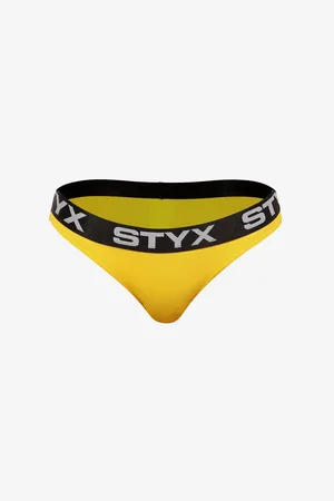 STYX Žluté dámské kalhotky